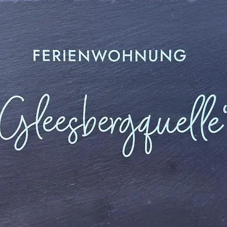 Apartament Gleesbergquelle Aue-Bad Schlema