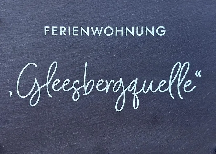 아파트 Gleesbergquelle 바트슐레마